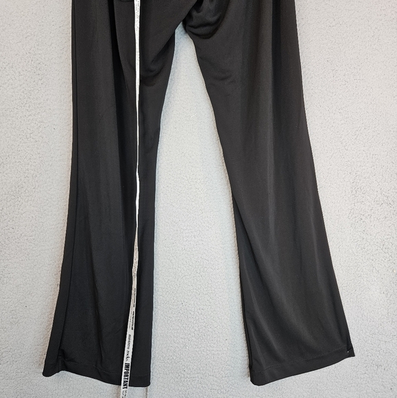 Mistress Rocks Womens Pants Sz L Black With Chiffon Overlay At Waist Back Zip - Picture 11 of 16